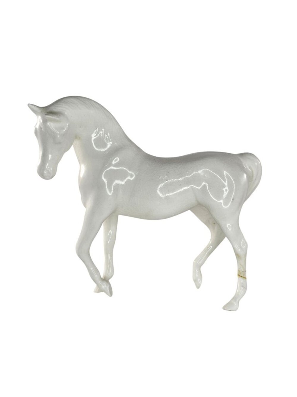 Duncan Mold Ceramic Walking Arabian Horse Figurine *Repaired*